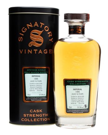 Imperial 1995 16年 Cask #50322 + 50323 Signatory Cask Strength Collection