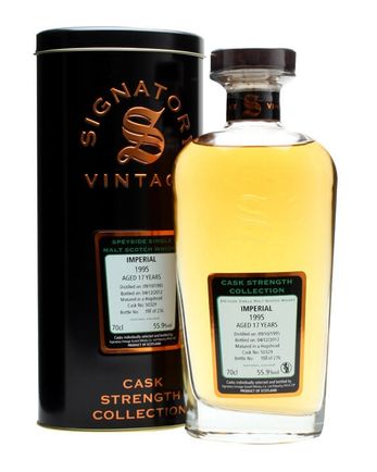 Imperial 1995 17年 Cask #50329 Signatory Cask Strength Collection