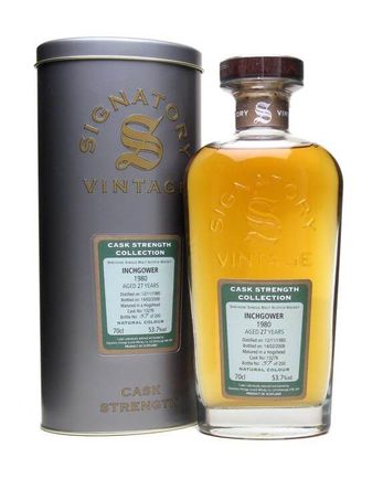Inchgower 1980 27年 Signatory Cask Strength Collection