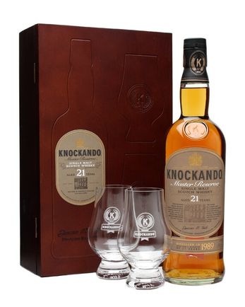 Knockando 1989 21年 Master Reserve Glass Pack