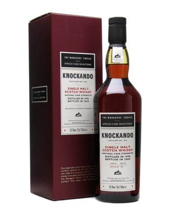 Knockando 1996 12年 Managers Choice Sherry Cask