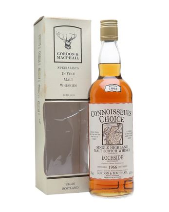 Lochside 1966 Map Label Connoisseurs Choice Gordon & Macphail Bottled 1992