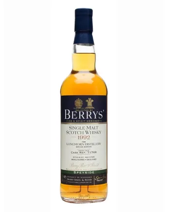 Longmorn 1992 19年 Cask #71768 Berry Bros Rudd