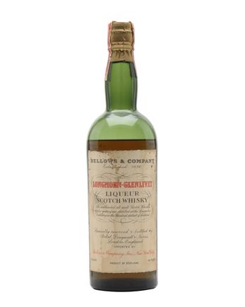 Longmorn Glenlivet 12年 Bellows Bottled 1930s
