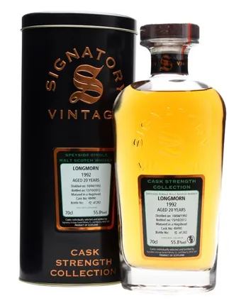 Longmorn 1992 20年 Cask #48490 Signatory Cask Strength Collection