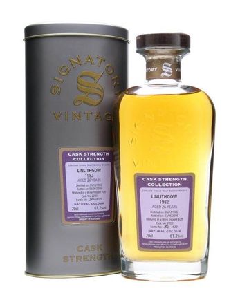 Linlithgow 1982 26年 Wine Treated Butt Signatory
