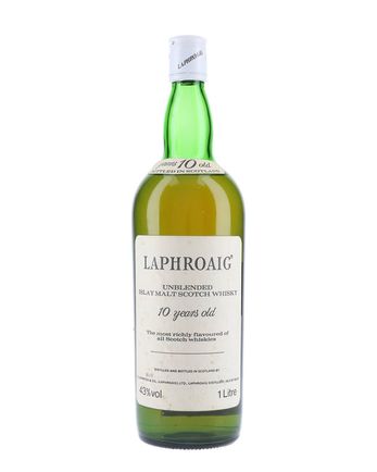 Laphroaig 10年 Unblended Bottled 1980s
