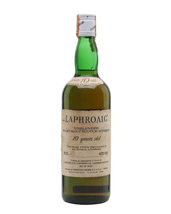 Laphroaig 10年 Unblended Bottled 1980s Cinzano