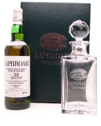 Laphroaig 15年 With Crystal Decanter