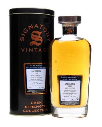 Laphroaig 1990 19年 Cask #87 Signatory Cask Strength Collection