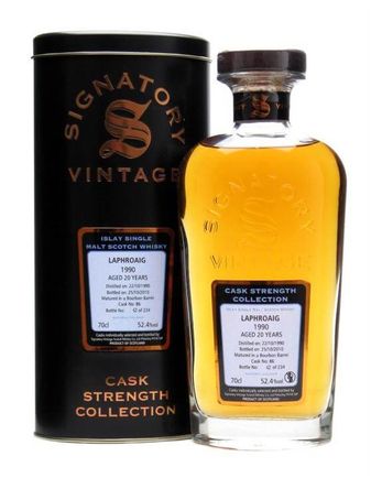 Laphroaig 1990 20年 Cask #86 Signatory Cask Strength Collection