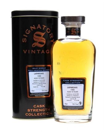 Laphroaig 1990 19年 Cask #89 Signatory Cask Strength Collection