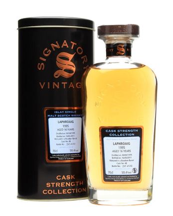 Laphroaig 1995 16年 Cask #48 Signatory Cask Strength Collection