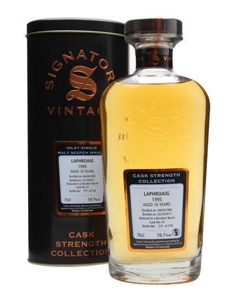 Laphroaig 1995 16年 Cask #47 Signatory Cask Strength Collection