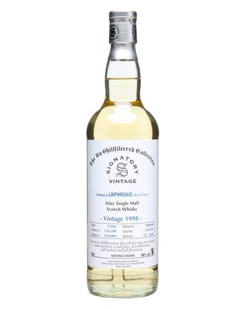 Laphroaig 1998 13年 Cask #5552+5553 Signatory Un-Chillfiltered Collection