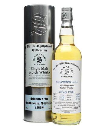 Laphroaig 1998 14年 Cask #5559+60 Signatory Un-chillfiltered Collection