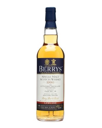 Littlemill 1990 21年 Cask #18 Berry Bros & Rudd