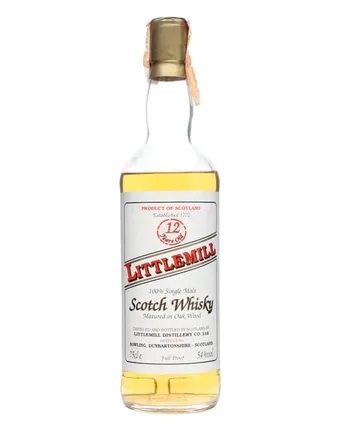 Littlemill 12年 Full Proof Bottled 1980s