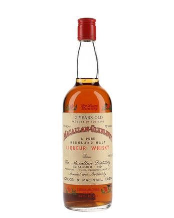 Macallan Glenlivet 12年 Liqueur Whisky Bottled 1960s Gordon & Macphail