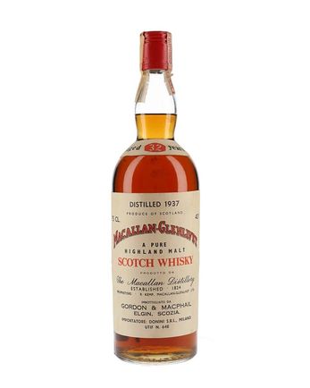 Macallan Glenlivet 1937 32年 Sherry Cask G M Gordon & Macphail