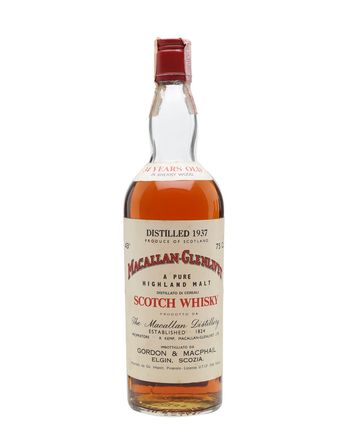 Macallan Glenlivet 1937 34年 Sherry Cask G M Gordon & Macphail