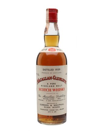Macallan Glenlivet 1939 30年 Sherrywood G M Gordon & Macphail