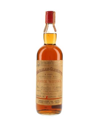 Macallan Glenlivet 25年 Odeon Import Bottled 1960s Gordon & Macphail