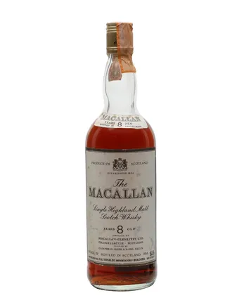 Macallan 8年 bottled 1970s