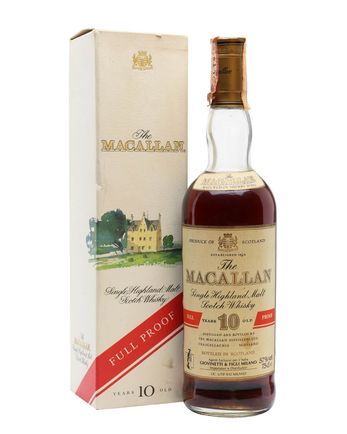 Macallan 10年 Full Proof Bottled 1990s