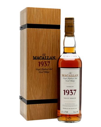 Macallan 1937 37年 Fine Rare
