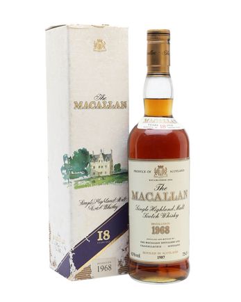 Macallan 1968 18年 Vintage Label