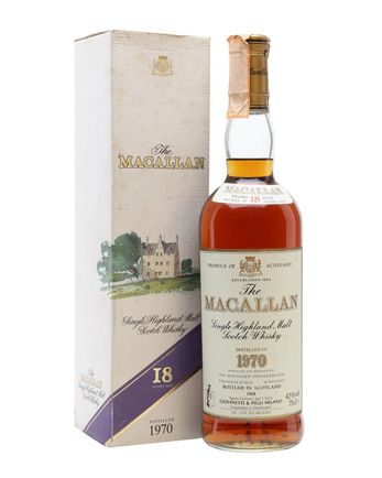 Macallan 1970 18年 Vintage Label