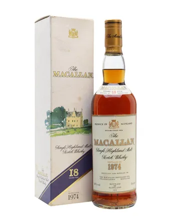 Macallan 1974 18年 Vintage Label