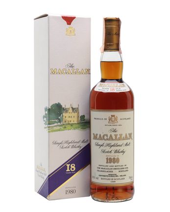 Macallan 1980 18年 Vintage Label