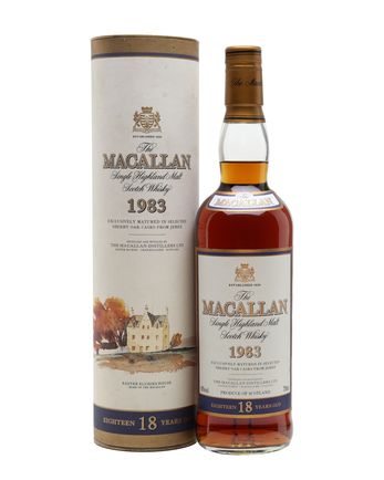 Macallan 1983 18年 Vintage Label