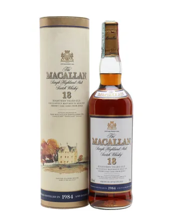 Macallan 1984 18年 Vintage Label