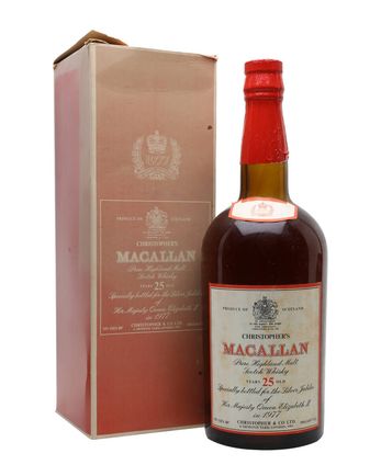 Macallan 25年 Silver Jubilee Large Bottle