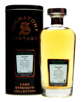 Macduff 1995 16年 Cask #7867 Signatory Cask Strength Collection