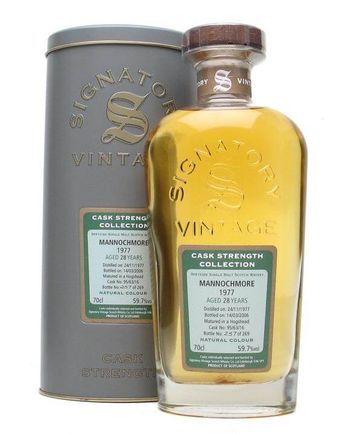 Mannochmore 1977 28年 Signatory Cask Strength Collection