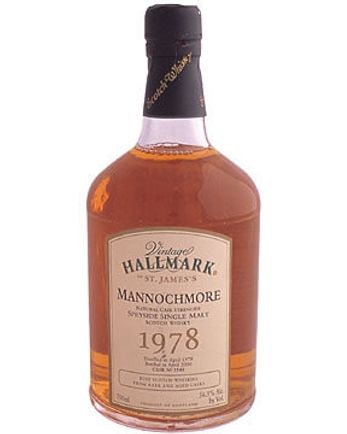 Mannochmore 1978 22年 Vintage Hallmark