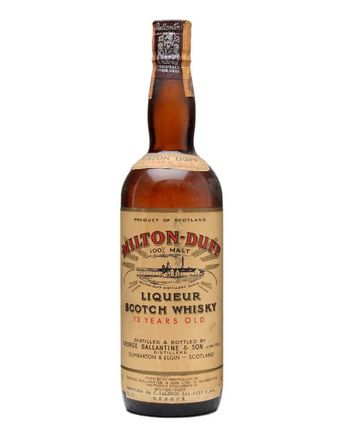 Miltonduff 13年 Liqueur Whisky Bottled 1950s