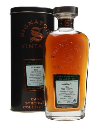 Mortlach 1990 20年 Cask #6069 Signatory Cask Strength Collection