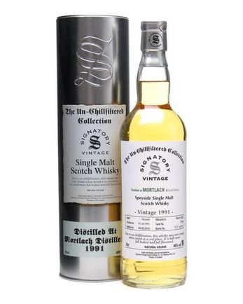 Mortlach 1991 18年 Sherry Butt Un Chillfiltered Signatory Un-Chillfiltered Collection