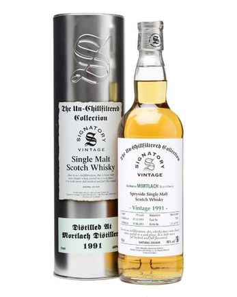 Mortlach 1991 19年 Un Chillfiltered Signatory Un-Chillfiltered Collection