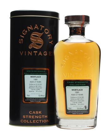 Mortlach 1991 21年 Sherry Butt #12943 Signatory Cask Strength Collection