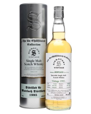 Mortlach 1995 16年 Casks #4077+8 Signatory Un-Chillfiltered Collection