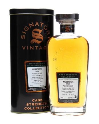 Mosstowie 1979 31年 Bourbon Barrel #12907 Signatory Cask Strength Collection