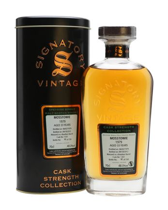 Mosstowie 1979 33年 Cask #1307 Signatory Cask Strength Collection