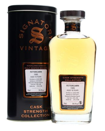 Fettercairn 1995 16年 Casks #405+6 Signatory Cask Strength Collection