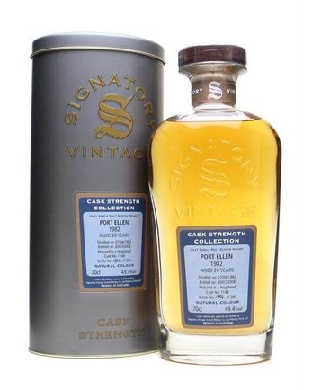 Port Ellen 1982 26年 Cask 1146 Signatory Cask Strength Collection